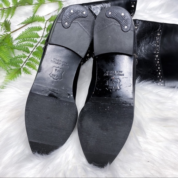 🍁Stuart Weitzman Vintage Snakeskin Studded Boots - Picture 10 of 15